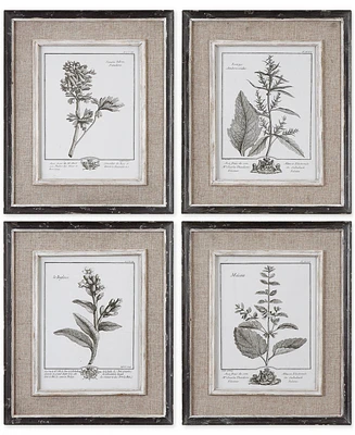 Uttermost Casual Gray Study Wall Art I, Ii, Iii, Iv, Set of 4