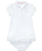 Polo Ralph Lauren Baby Girls Ruffled Trim Cupcake Dress