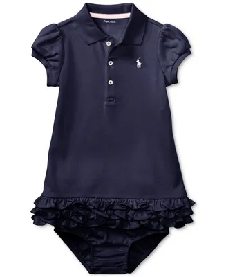 Polo Ralph Lauren Baby Girls Ruffled Trim Cupcake Dress