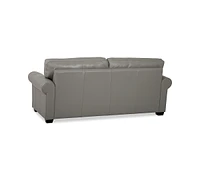 Orid 77" Full Roll Arm Leather Sleeper, Created for Macy's