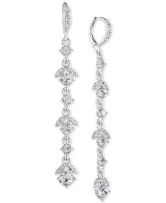 Givenchy Crystal Linear Drop Earrings