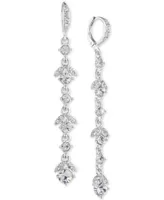 Givenchy Crystal Linear Drop Earrings