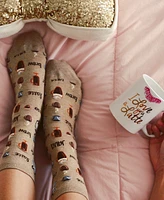 Hot Sox Women's Coffee Fashion Crew Socks