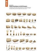 Extra Large Rectangle Patio Set Cover