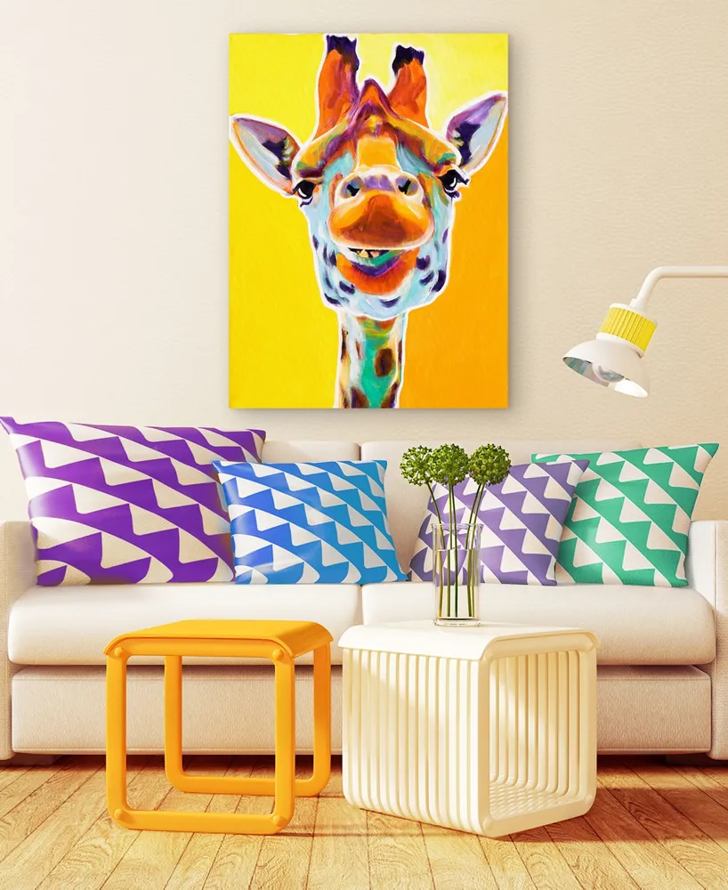 DawgArt 'Giraffe No. 3' Canvas Art