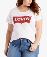 Levi's Trendy Plus Perfect Logo Cotton T-Shirt