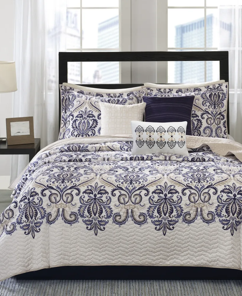 Madison Park Cali Quilted 6-Pc. Quilt Set