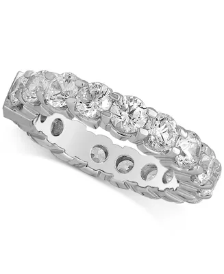 Diamond Eternity Band (4 ct. t.w.) in 14k White or Yellow Gold