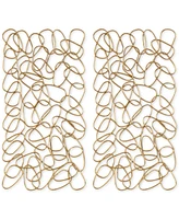 Uttermost In The Loop 2-Pc. Gold-Finish Wall Art Set