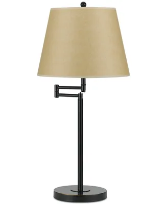 Cal Lighting 150W 3-Way Andros Metla Swing Arm Table Lamp