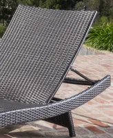 Monterey Outdoor Chaise Lounge and Table Set