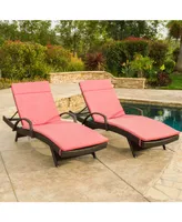 Harrison Outdoor Chaise Lounge (Set Of 2)