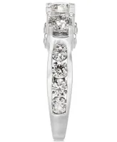Diamond Ring (3 ct. t.w.) in 14k White Gold