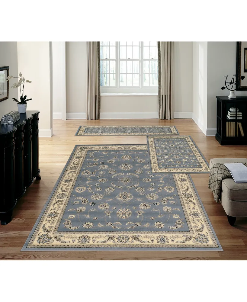 Closeout! Km Home Stadio Isfahan Gray 3-Pc. Rug Set