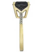 Onyx (1-1/6 ct. t.w.) and Diamond Accent Ring in 14k Gold