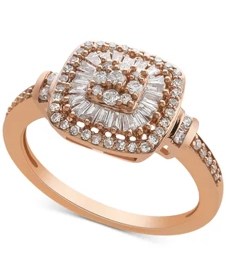 Diamond Vintage-Inspired Ring (1/2 ct. t.w.) 14k White, Yellow or Rose Gold