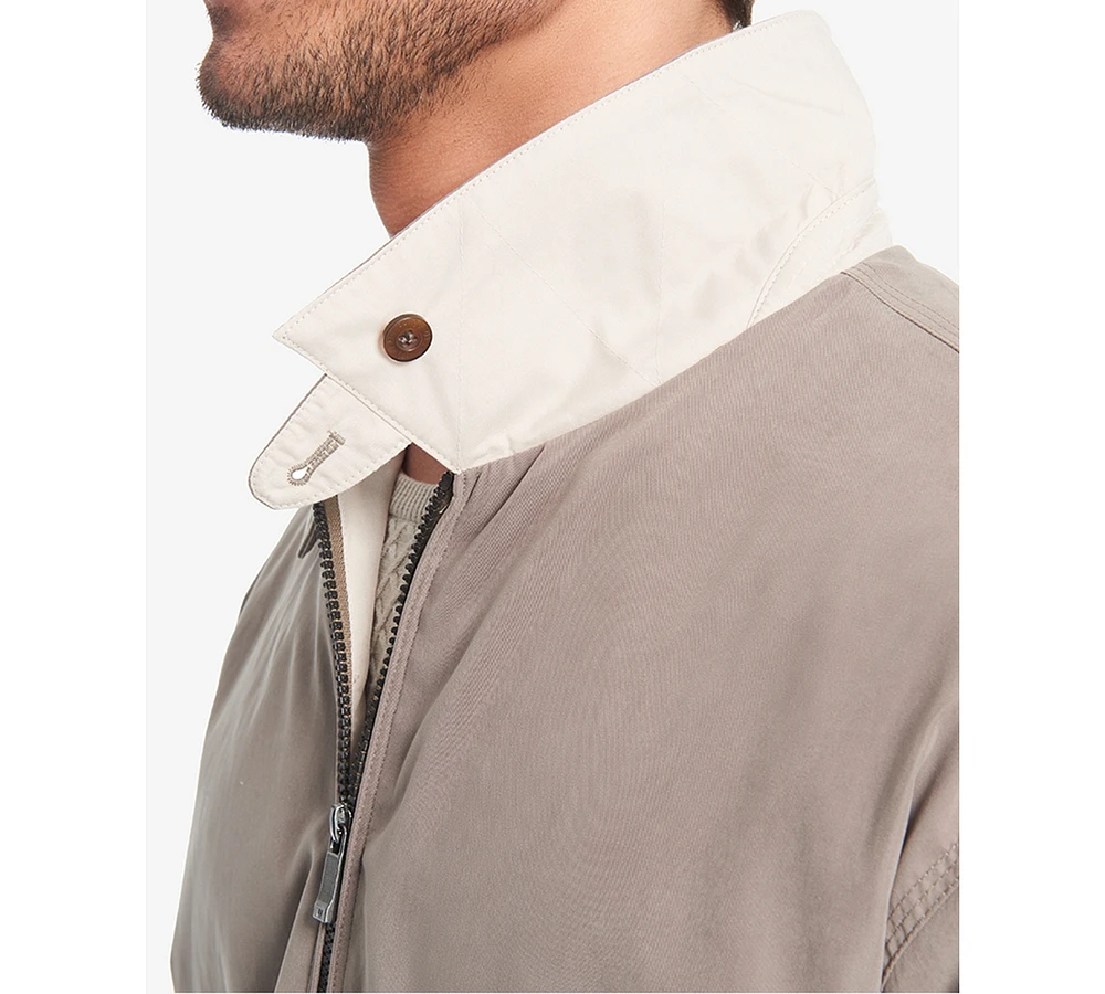 Weatherproof Microfiber Bomber Jacket