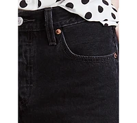 Levi's Women's 501 Button Fly Cotton High-Rise Denim Shorts