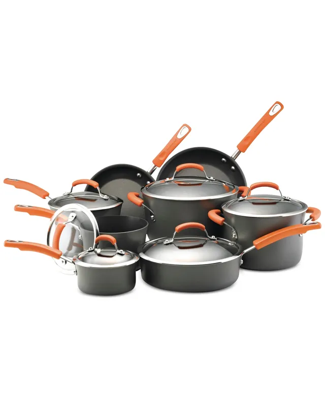 Farberware 15-Pc. Non-Stick Cookware Set - Macy's