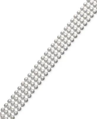 Giani Bernini Bracelet Four Row Bead Chain
