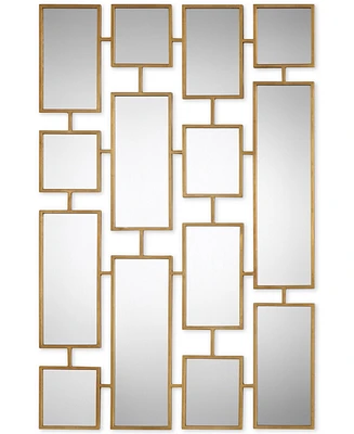 Uttermost Kennon Forged Gold Rectangles Mirror