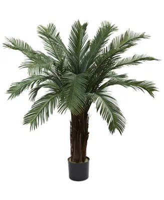 Nearly Natural 4' Cycas Uv-Resistant Indoor/Outdoor Artificial Tree