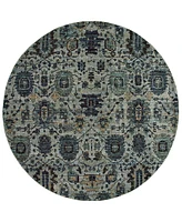 Oriental Weavers Andorra Amizade Blue 7' 10" Round Area Rug