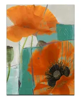 Ready2HangArt 'Painted Petals Xxxiii' 40" x 30" Canvas Art Print