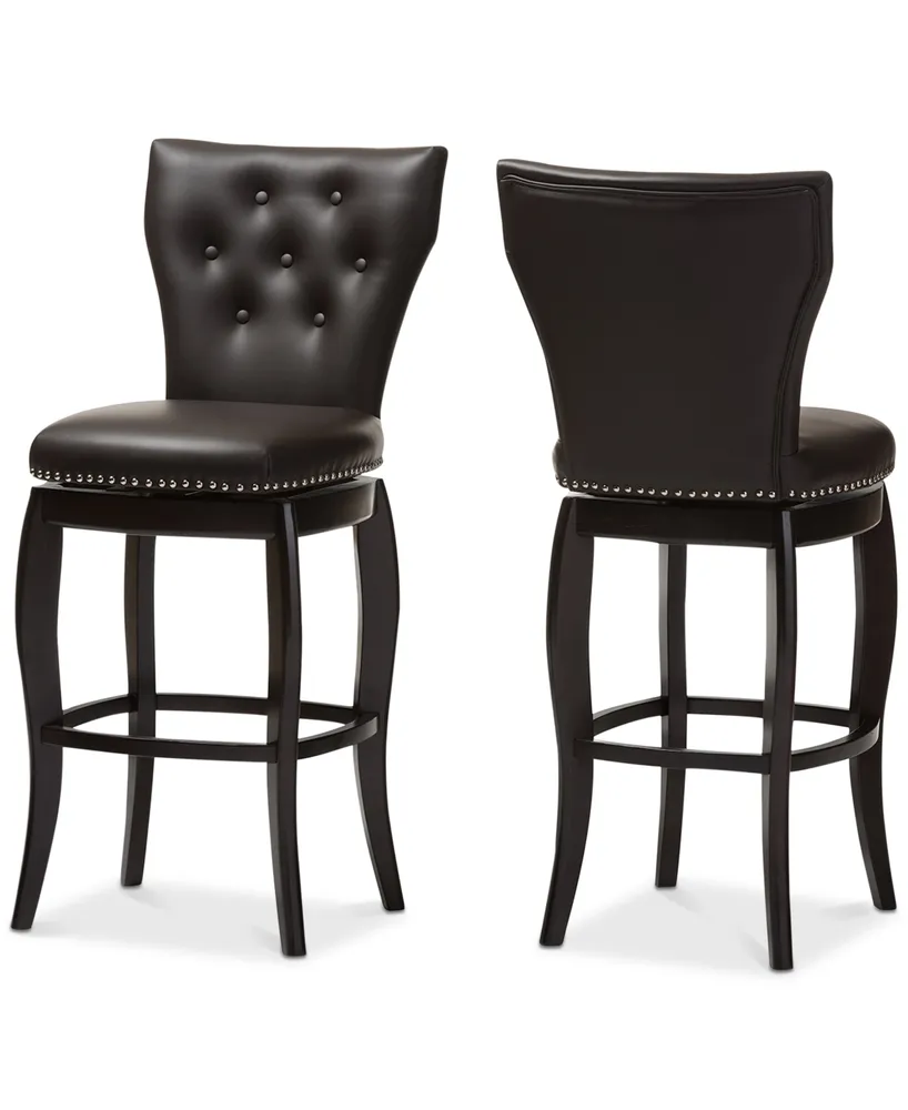 Sycily Swivel Bar Stool (Set of 2)