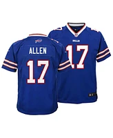 Big Boys and Girls Josh Allen Buffalo Bills Game Jersey