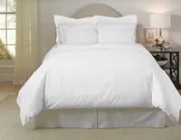 Pointehaven Solid 620 Thread Count Cotton Duvet Cover Sets