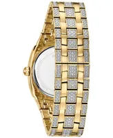 Bulova Men's Two-Tone Stainless Steel & Crystal-Accent Bracelet Watch 40mm - Two