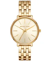 Michael Kors Women's Pyper Gold-Tone Stainless Steel Bracelet Watch 38mm