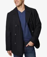 Nautica Men's Three-Button Pea Coat