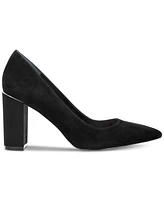 Marc Fisher Women's Viviene Slip-On Block Heel Dress Pumps