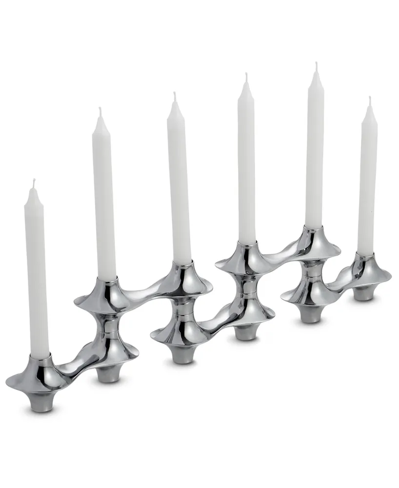 Nambe Cortina Hinged Candelabra