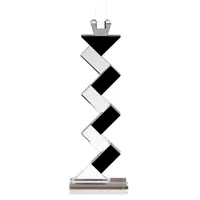 Angela 14 Inch Black Accent Candlesticks - Set of 2