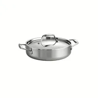 Tramontina Gourmet Tri-Ply Clad 3 Quart Covered Braiser