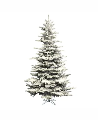 Vickerman 6.5' Flocked Sierra Fir Artificial Christmas Tree Unlit