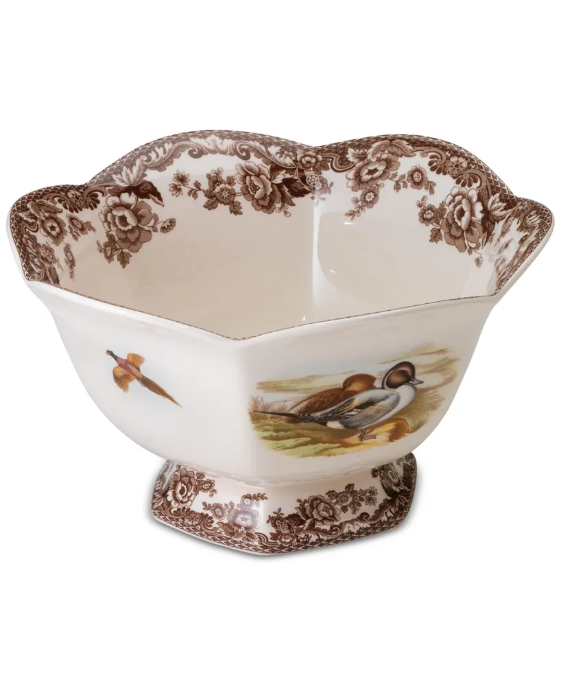 Spode Woodland Bird Footed Bowl