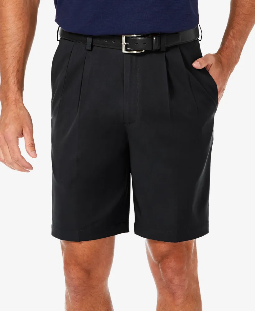 haggar pleated shorts