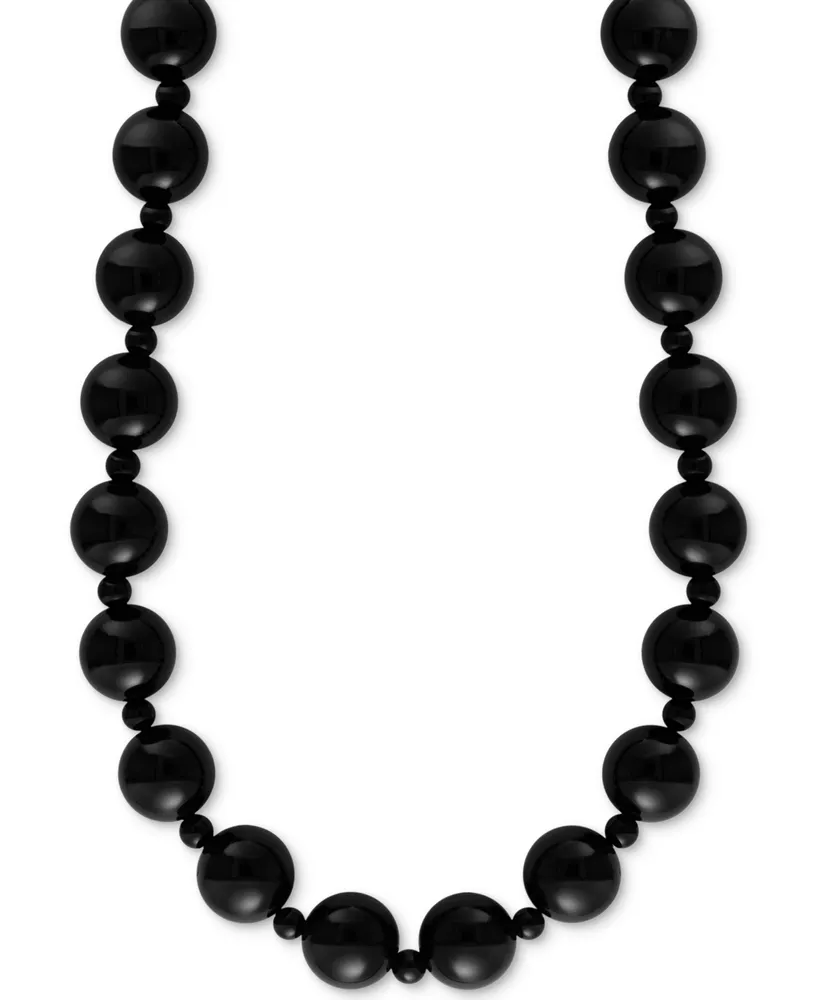 Effy Onyx (4 & 10mm) Bead 20" Statement Necklace