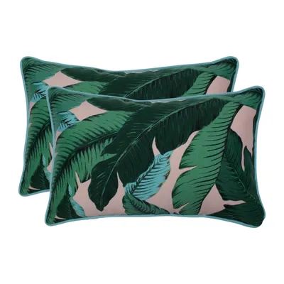 Swaying Palms Capri Rectangular Throw Pillow, Set of 2