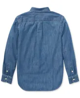 Polo Ralph Lauren Big Boys Cotton Chambray Sport Shirt