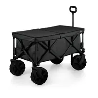 Oniva by Picnic Time Black Adventure Wagon Elite All-Terrain Portable Utility Wagon