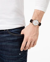 Tissot Men's Swiss Tradition Brown Leather Strap Watch 42mm