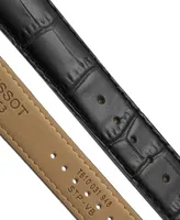 Tissot Men's Swiss Tradition Black Leather Strap Watch 42mm