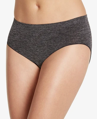 Jockey Smooth and Shine Seamfree Heathered Hipster Underwear 2187, available extended sizes