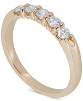 Diamond Five-Stone Ring (1/2 ct. t.w.) 14k White or Yellow Gold