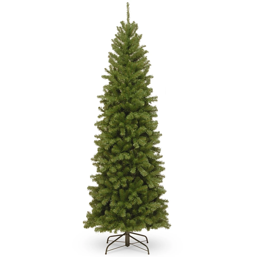 National Tree 7 .5' North Valley Spruce Pencil Slim Tree